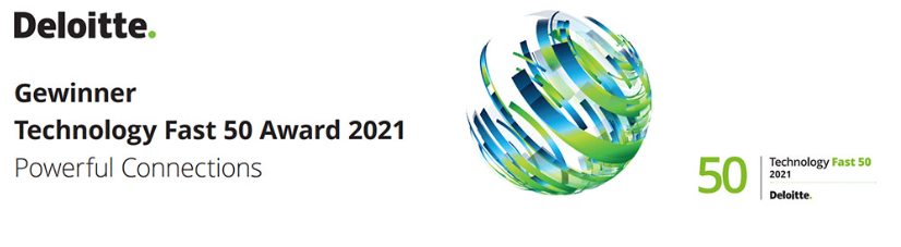 Logo des Deloitte Fast 50 Preises 2021